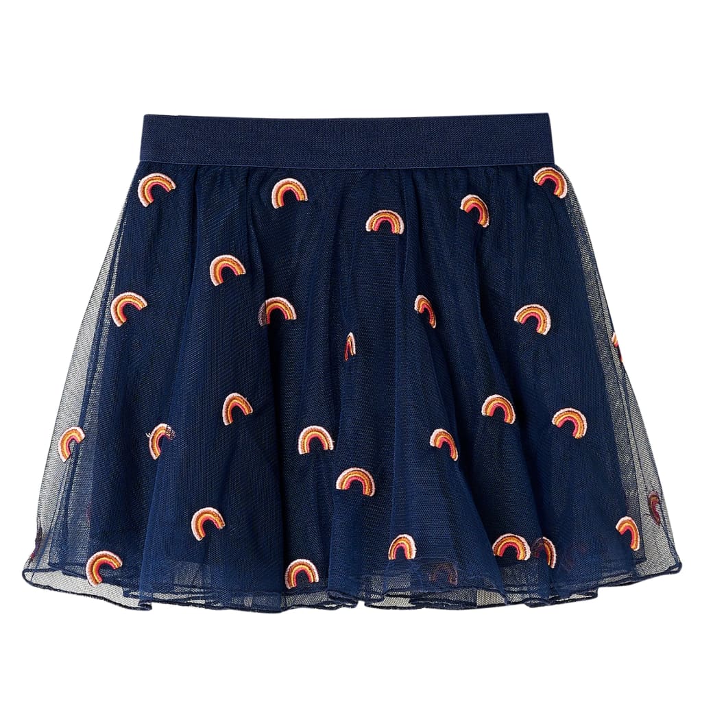 VidaXL Kinderrock mit Tüll 104 Marineblau