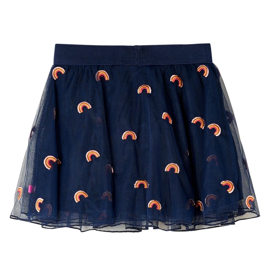 VidaXL Kinderrock mit Tüll 104 Marineblau