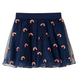 VidaXL Kinderrock mit Tüll 116 Marineblau
