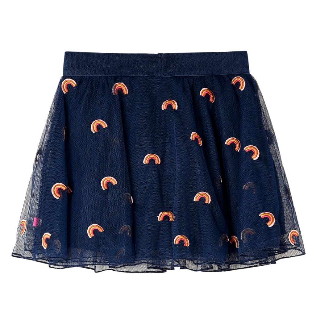 VidaXL Kinderrock mit Tüll 128 Marineblau