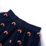 VidaXL Kinderrock mit Tüll 140 Marineblau