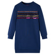 VidaXL Kinderkleid 104 Marineblau