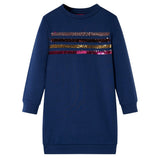 VidaXL Kinderkleid 116 Marineblau