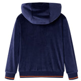 VidaXL Kinderjacke mit Kapuze 116 Marineblau