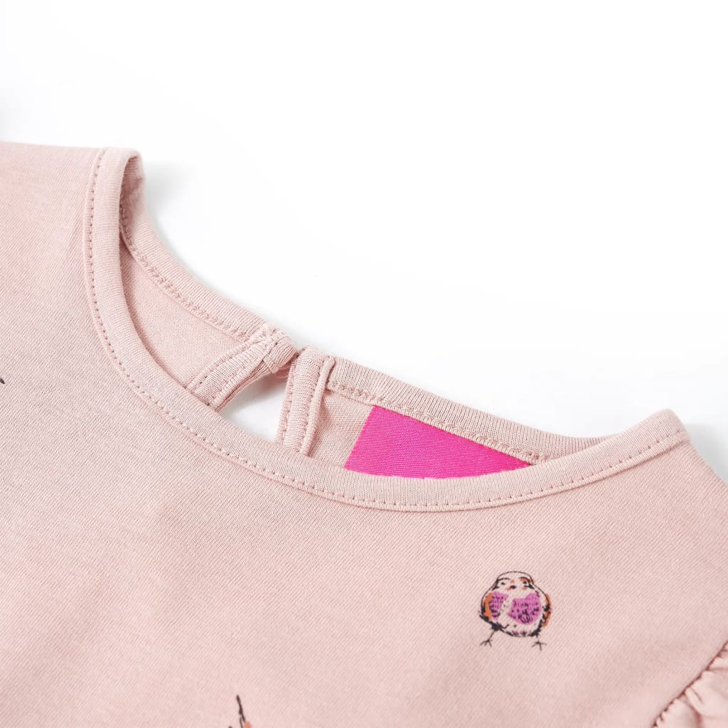 VidaXL Kindershirt mit langen Ärmeln 104 rosa