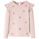 VidaXL Kindershirt mit langen Ärmeln 140 rosa