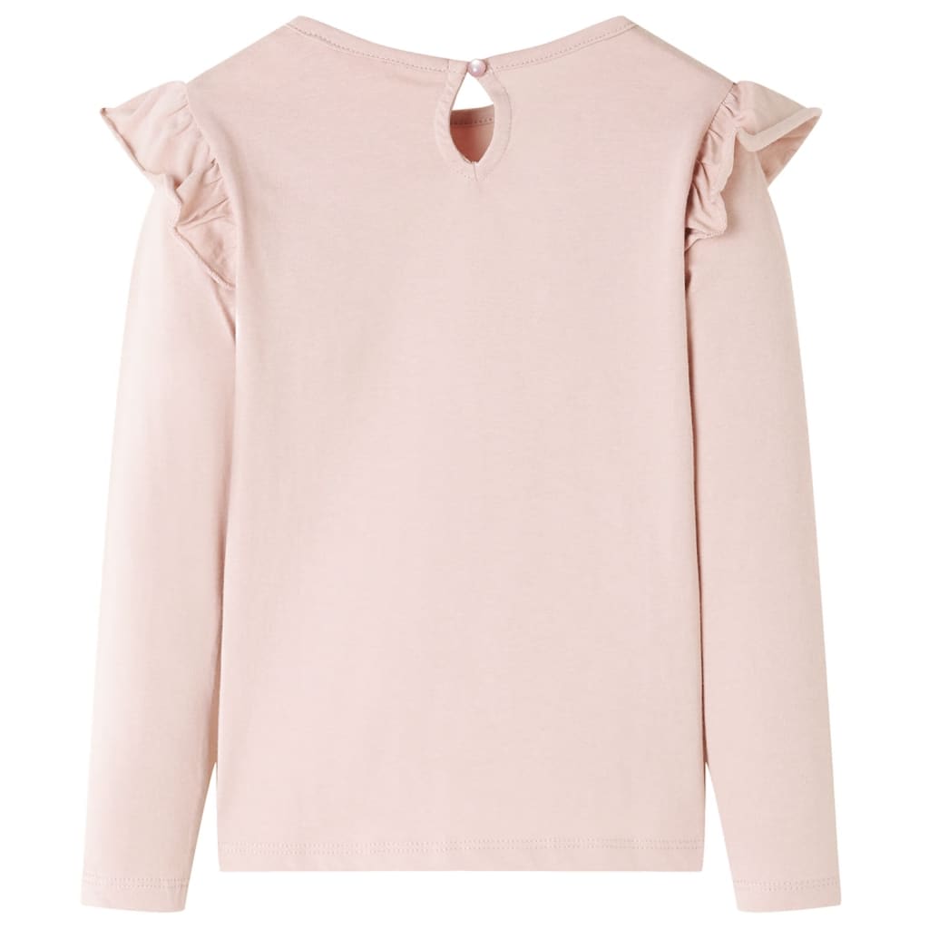 VidaXL Kindershirt mit langen Ärmeln 140 rosa