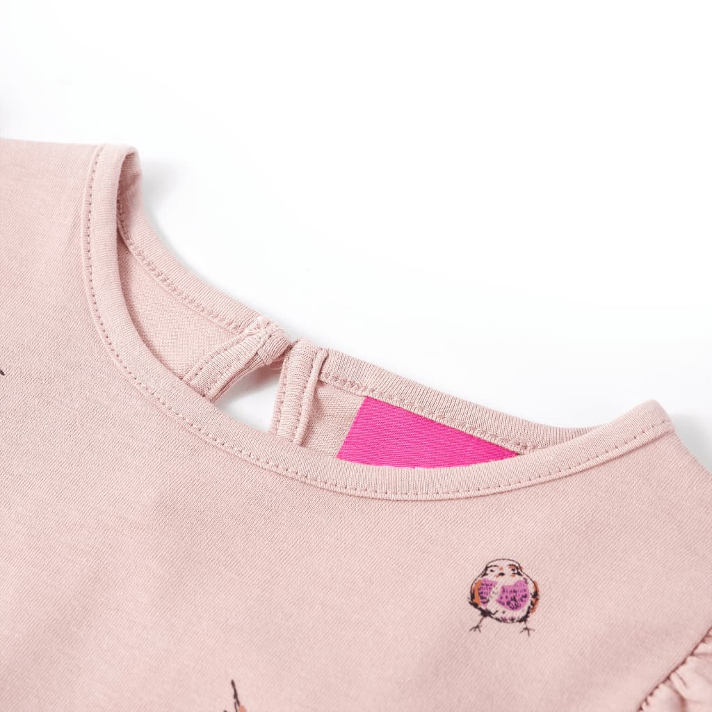 VidaXL Kindershirt mit langen Ärmeln 140 rosa