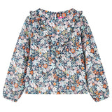 VidaXL Kindershirt mit langen Ärmeln 92 dunkelblau