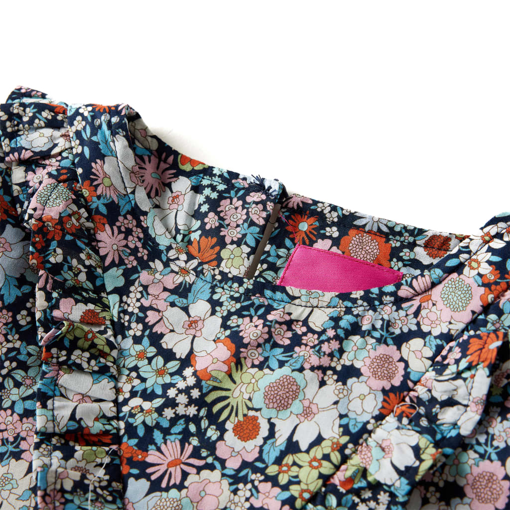 VidaXL Kindershirt mit langen Ärmeln 116 dunkelblau