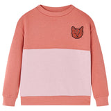 VidaXL Kinderpullover Blockdesign 92 Rosa