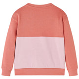 VidaXL Kinderpullover Blockdesign 92 Rosa