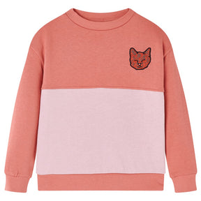 VidaXL Kinderpullover Blockdesign 116 Rosa