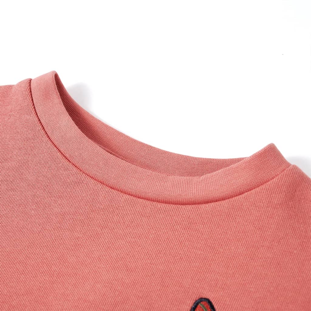 VidaXL Kinderpullover Blockdesign 128 Rosa