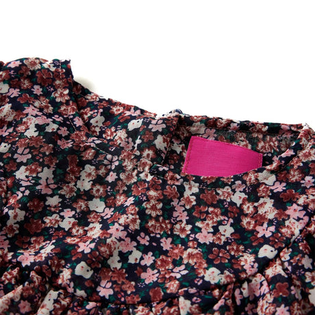 VidaXL Kindershirt mit langen Ärmeln 92 Dunkelrosa