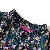 VidaXL Kinderkleid mit langen Ärmeln 92 dunkelblau