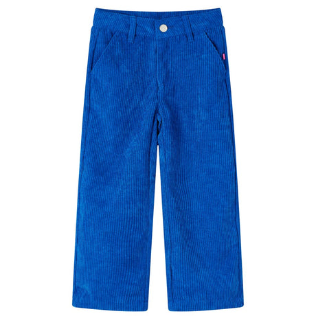 VidaXL Kinderhose 104 Cord Kobaltblau