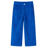 VidaXL Kinderhose 128 Cord Kobaltblau