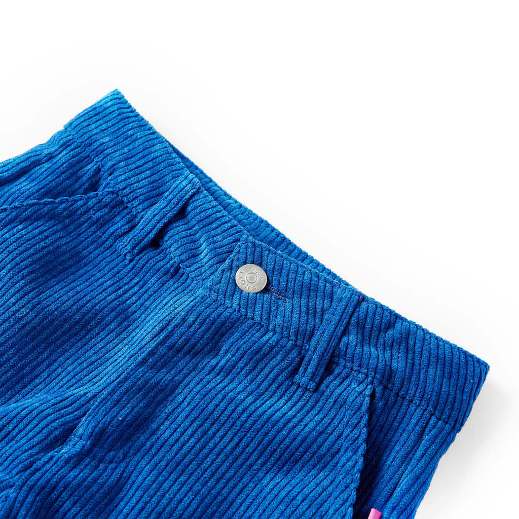 VidaXL Kinderhose 128 Cord Kobaltblau