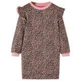 VidaXL Kinderkleid 140 mittelrosa
