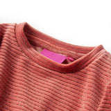 VidaXL Kinderkleid mit langen Ärmeln 92 mittelrosa