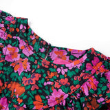 VidaXL Kinderkleid mit langen Ärmeln 92 leuchtendes Rosa