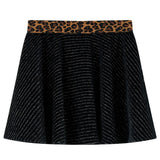 VidaXL Kinderrock mit Leopardenbund 92 Schwarz