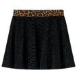 VidaXL Kinderrock mit Leopardenbund 116 Schwarz