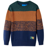 VidaXL Kinderpullover gestrickt 92 Mehrfarbig