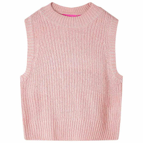 VidaXL Kinder-Spencer-Strickpullover 92 Hellrosa