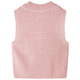 VidaXL Kinder-Spencer-Strickpullover 92 Hellrosa