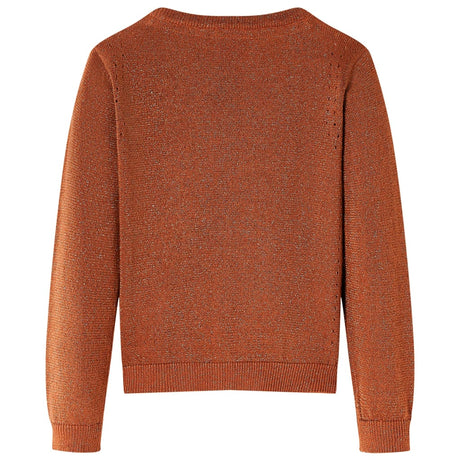 VidaXL Kinderstrickjacke 104 cognacfarben