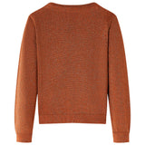 VidaXL Kinderstrickjacke 128 cognacfarben