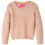 VidaXL Kinderpullover gestrickt 92 zartrosa