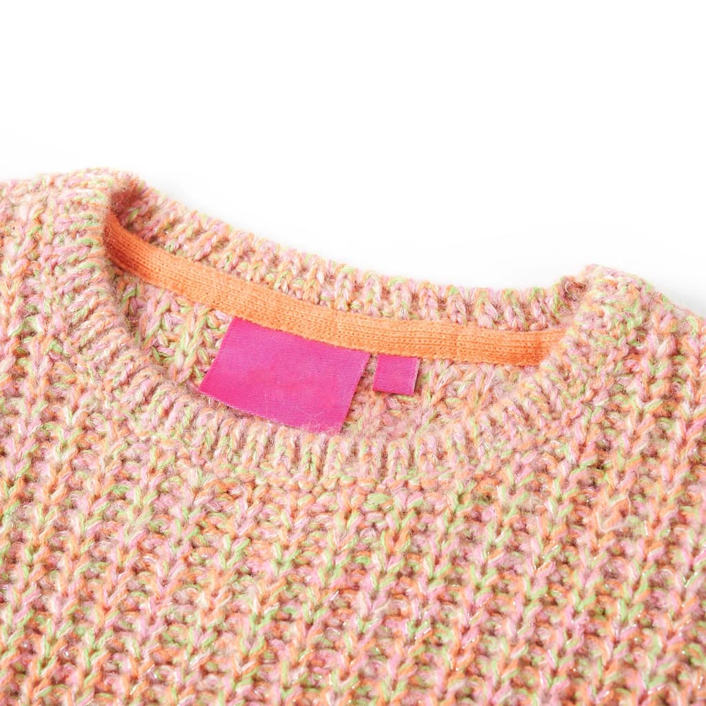 VidaXL Kinderpullover gestrickt 92 zartrosa