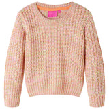 VidaXL Kinderpullover gestrickt 140 zartrosa