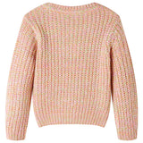 VidaXL Kinderpullover gestrickt 140 zartrosa