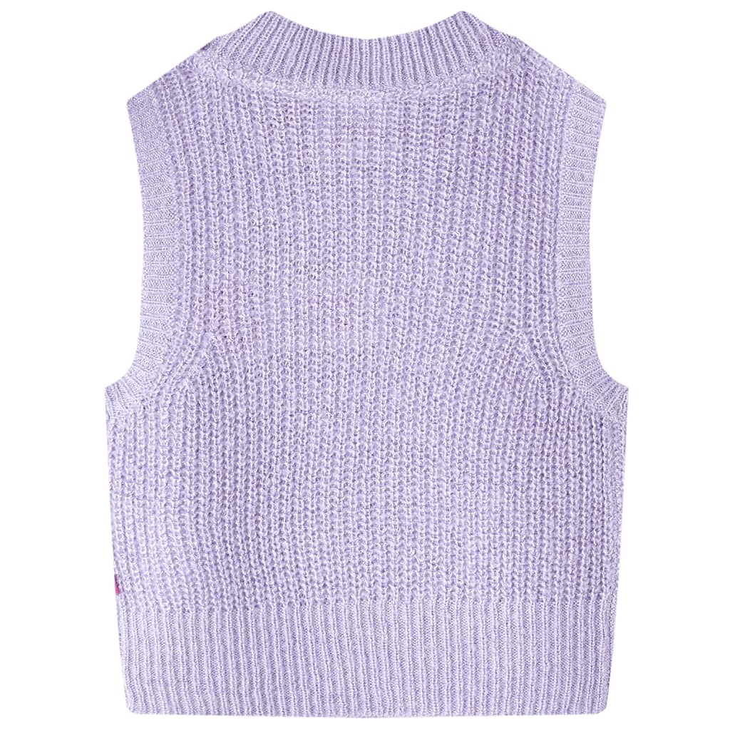 Vidaxl Kinder Spencer gestrickt 116 helllila