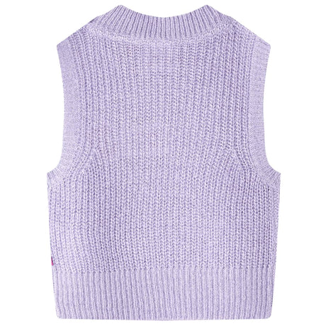 Vidaxl Kinder Spencer gestrickt 116 helllila