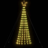 Vidaxxl LED-Weihnachtsbaum 275 LEDs warmweiß 180 cm
