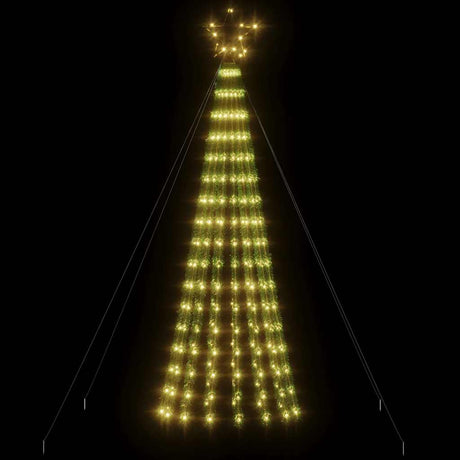 Vidaxxl LED-Weihnachtsbaum 275 LEDs warmweiß 180 cm