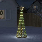 Vidaxxl LED-Weihnachtsbaum 275 LEDs warmweiß 180 cm