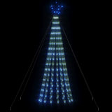 Vidaxxl LED-Weihnachtsbaum 275 LEDs 180 cm blau