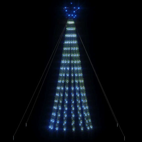 Vidaxxl LED-Weihnachtsbaum 275 LEDs 180 cm blau