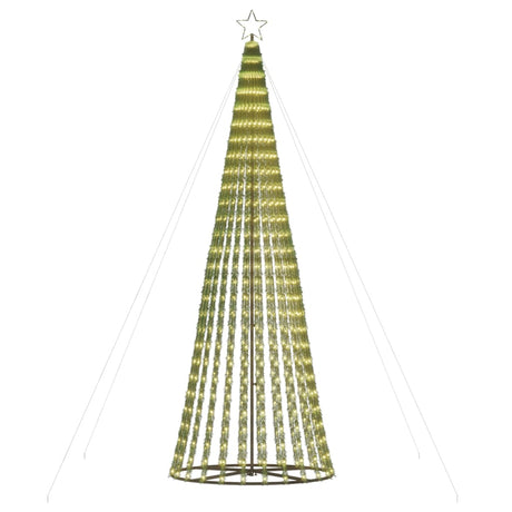 Vidaxxl LED-Weihnachtsbaum 688 LEDs warmweiß 300 cm