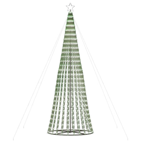 Vidaxxl LED-Weihnachtsbaum 688 LEDs kaltweiß 300 cm