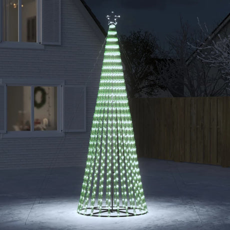 Vidaxxl LED-Weihnachtsbaum 688 LEDs kaltweiß 300 cm