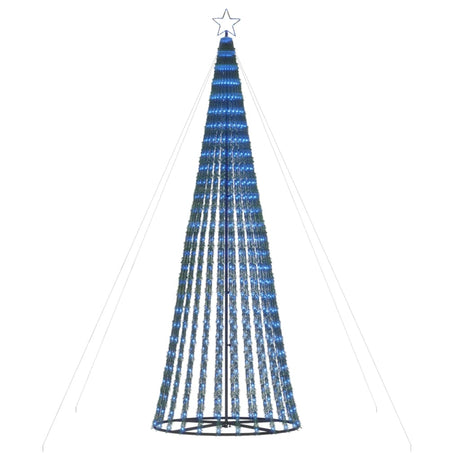 Vidaxxl LED-Weihnachtsbaum 688 LEDs 300 cm blau