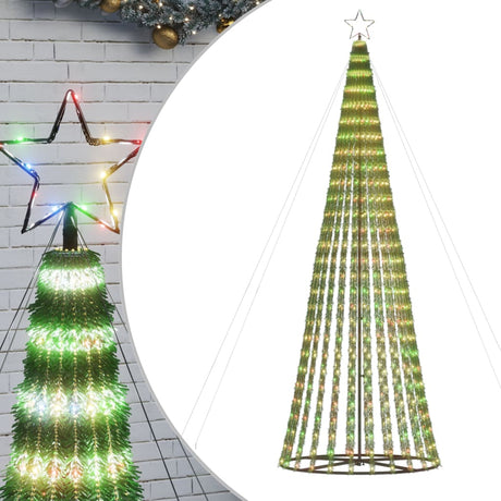 Vidaxxl Lichtkegel 688 mehrfarbige LEDs 300 cm