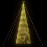 Vidaxxl LED-Weihnachtsbaum 1544 LEDs 500 cm warmweiß